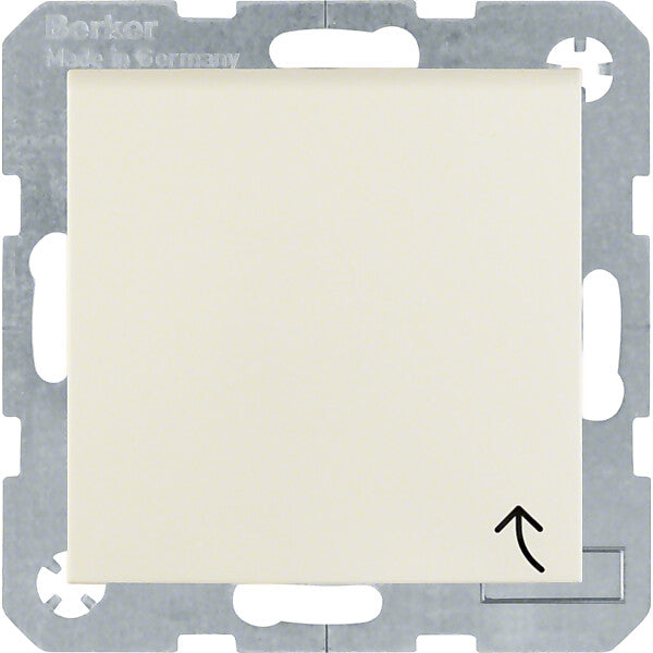 Hager/Berk SCHUKO-Steckdose ws/gl mit Klappdeckel 47518982